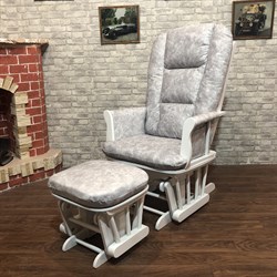 Кресло-качалка  Глайдер 1804/1805 с пуфом - фото 5840