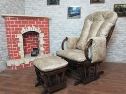 Кресло-качалка "Dondolo-1" с пуфом - фото 5635 Кресло-качалка "Dondolo-1" с пуфом - фото 5635