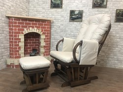 Кресло-качалка "Dondolo-1" с пуфом - фото 5640 Кресло-качалка "Dondolo-1" с пуфом - фото 5640