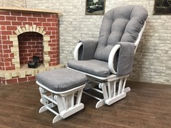 Кресло-качалка "Dondolo-1" с пуфом - фото 5713 Кресло-качалка "Dondolo-1" с пуфом - фото 5713