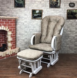 Кресло-качалка "Dondolo-1" с пуфом - фото 5833 Кресло-качалка "Dondolo-1" с пуфом - фото 5833